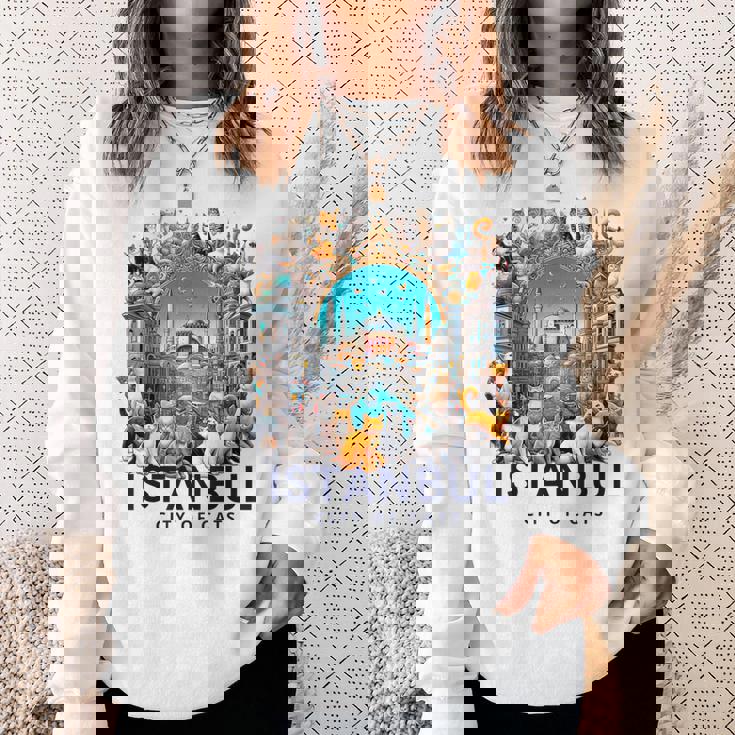 イスタンブール、トルコ 猫の街 Istanbul Turkey City Of Cats スウェットシャツ 彼女への贈り物