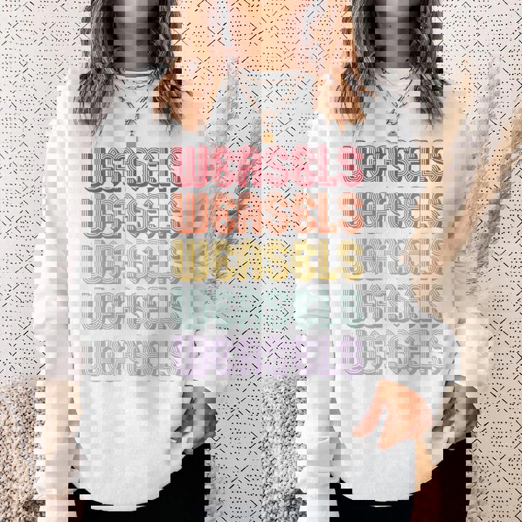 イタチ 長袖tシャツ スウェットシャツ 彼女への贈り物