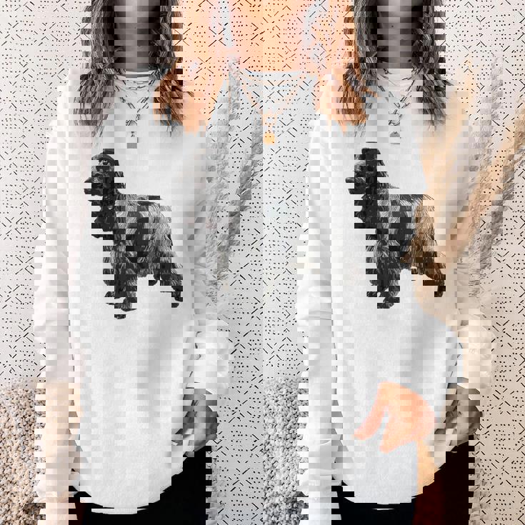 イングリッシュ・コッカー・スパニエル・ブルー・ローン スウェットシャツ 彼女への贈り物