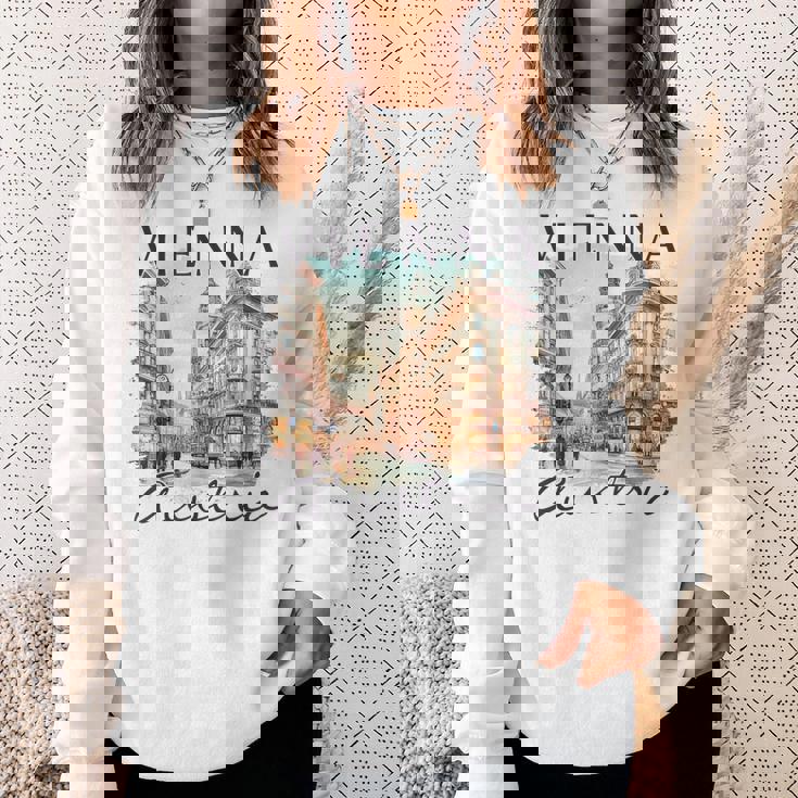 ウィーン オーストリア 旅行 お土産 Meet Me Inienna スウェットシャツ 彼女への贈り物