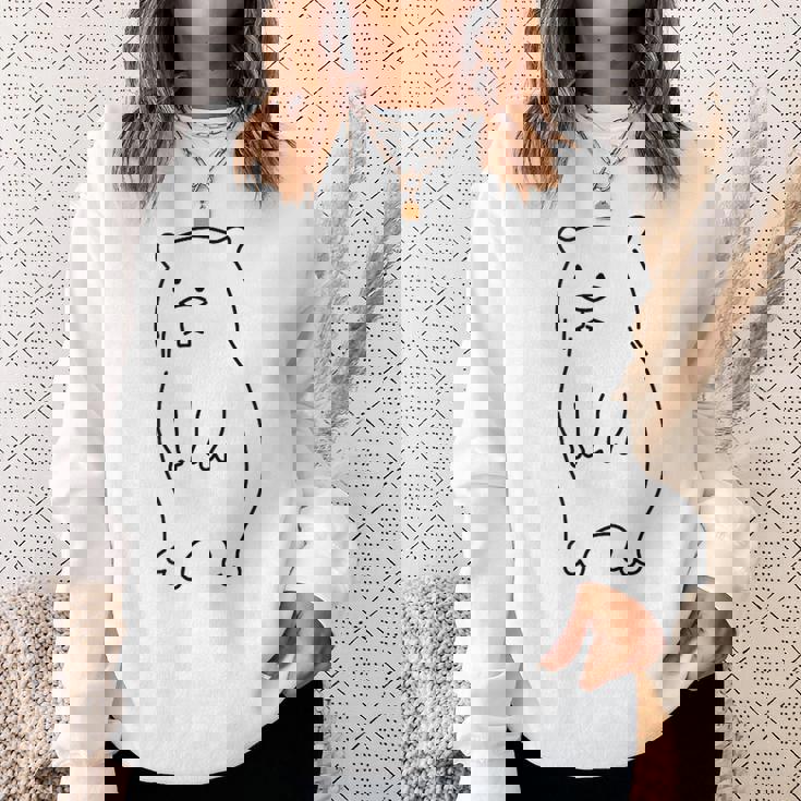 ウォンバット かわいいげっ歯類 森の動物図鑑 スウェットシャツ 彼女への贈り物