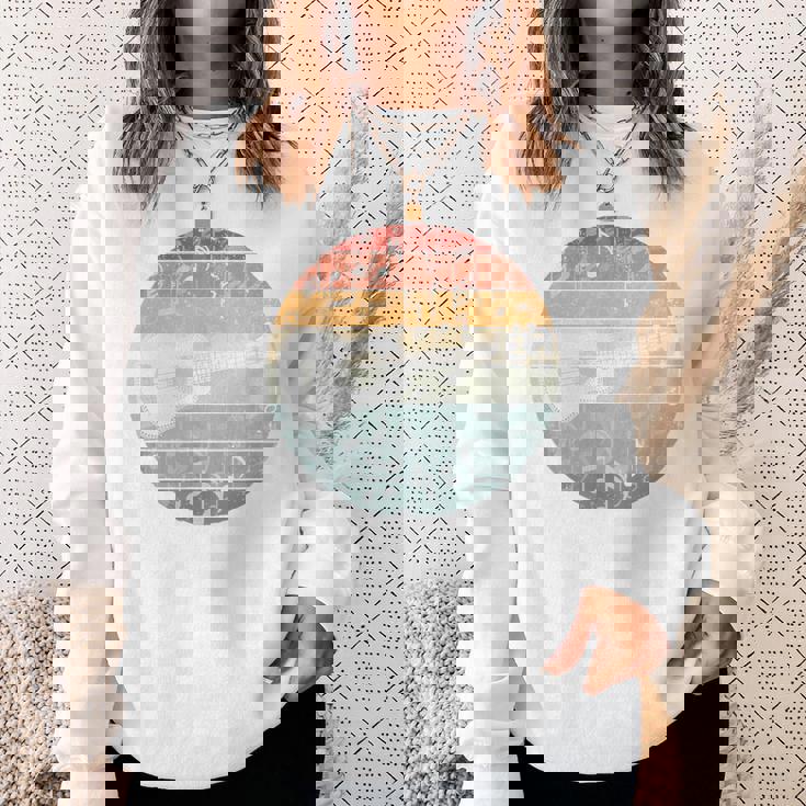 ウクレレ奏者 レトロ ウクレレ奏者 面白いウクレレ音楽 スウェットシャツ 彼女への贈り物