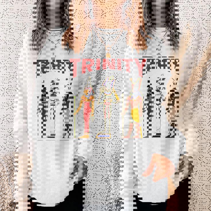 エジプト 神 エジプト トリニティ オシリス ホルス ケメティック スウェットシャツ 彼女への贈り物