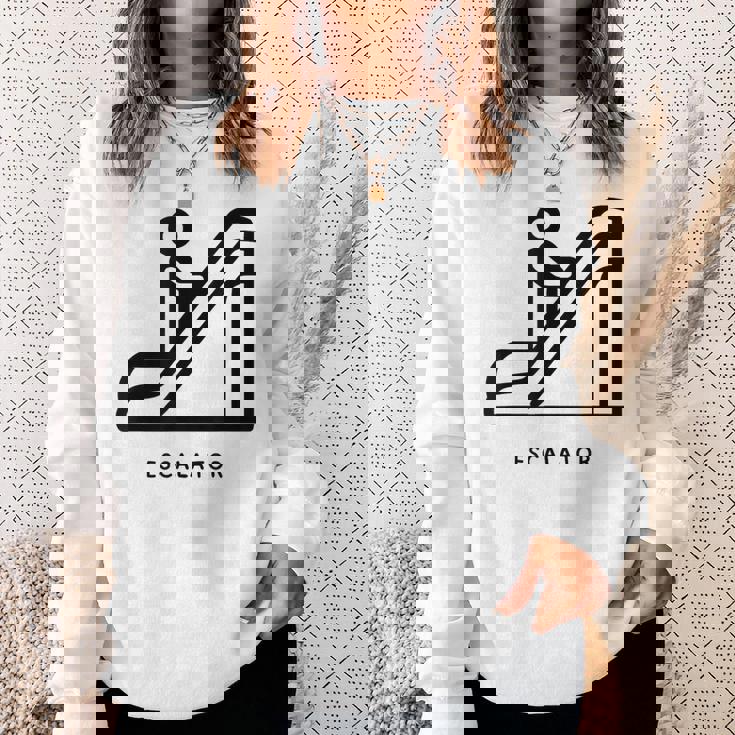 エスカレーター スウェットシャツ 彼女への贈り物