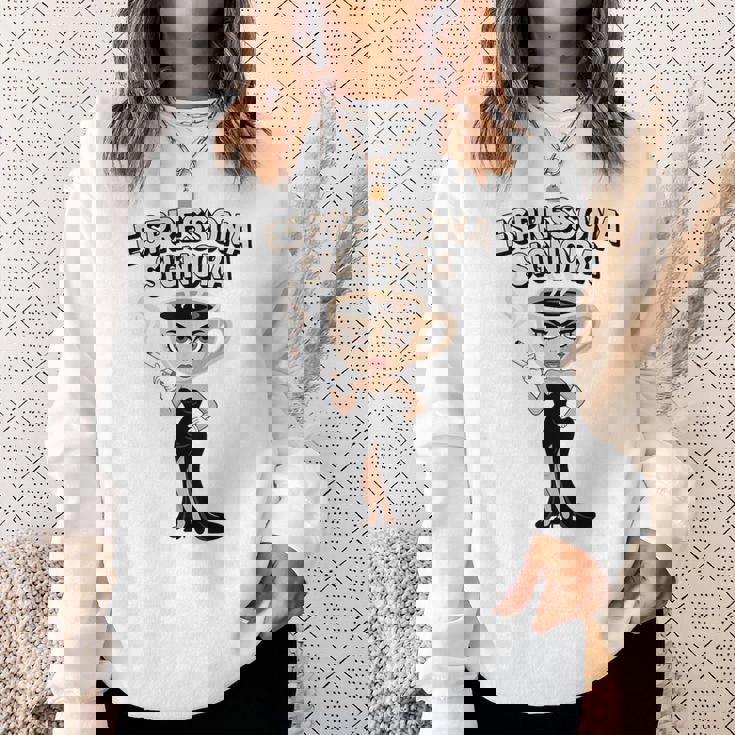 エスプレッソナ シニョーラ イタリアン Brainrot コーヒーミーム スウェットシャツ 彼女への贈り物