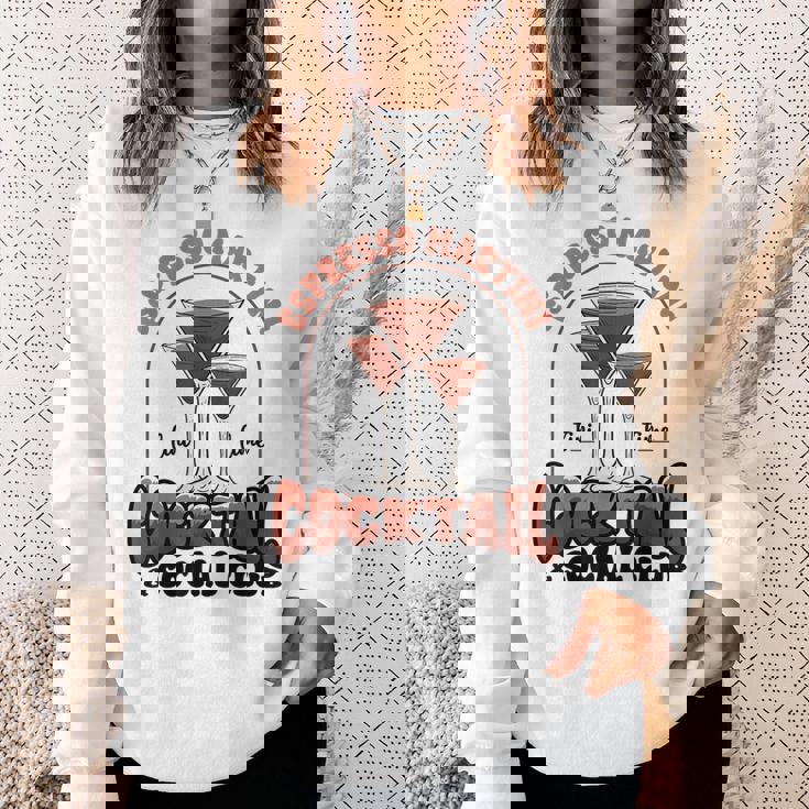 エスプレッソ・マティーニ・ソーシャル・クラブ・ウォッカ・コーヒー・ラバー・カクテル スウェットシャツ 彼女への贈り物