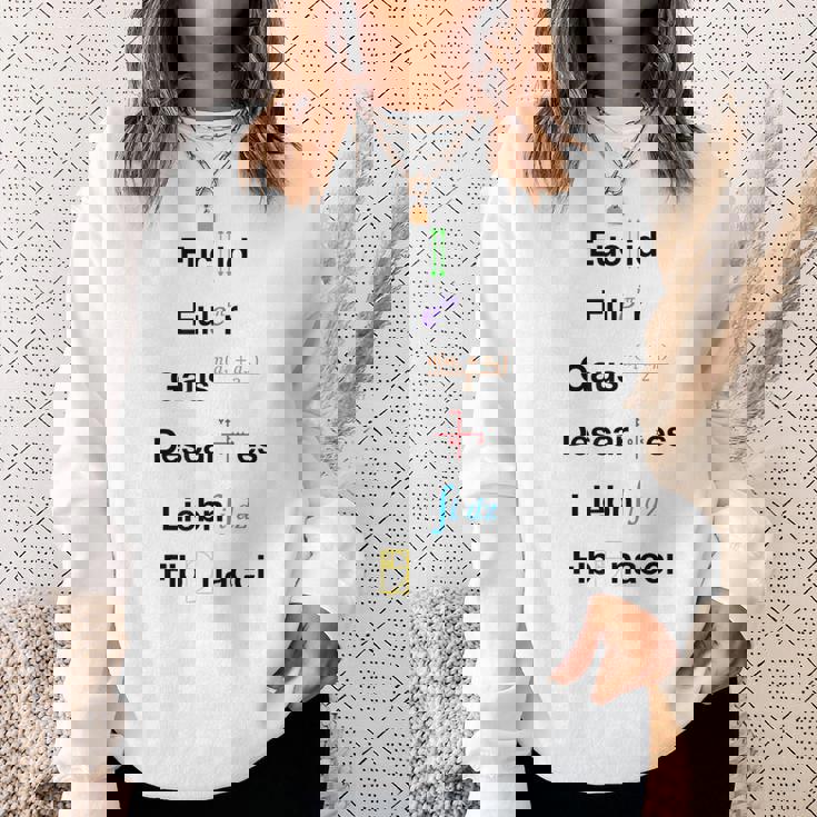 オタク数学ユークリッドオイラーガウスデカルトライプニッツフィボナッチ スウェットシャツ 彼女への贈り物