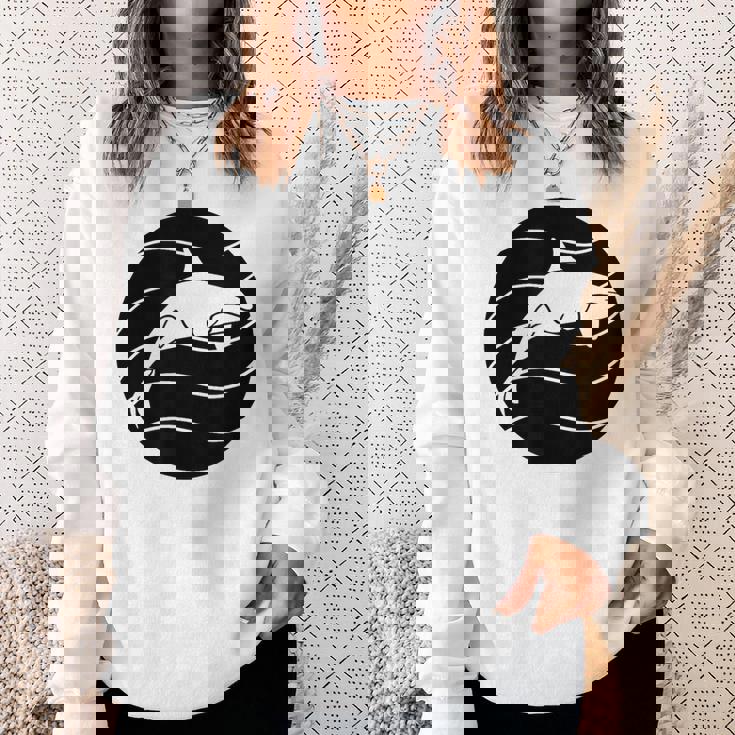 オルカ ヴィンテージ クジラ 海洋動物 クジラ スウェットシャツ 彼女への贈り物