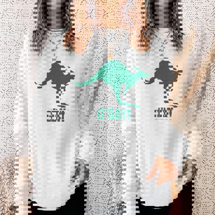 オーストラリア地図 カンガルーtシャツ オーストラリア カンガルー オーストラリア スウェットシャツ 彼女への贈り物