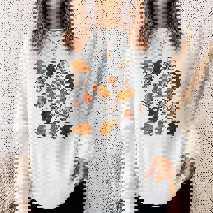 カラフルランチュウ スウェットシャツ 彼女への贈り物