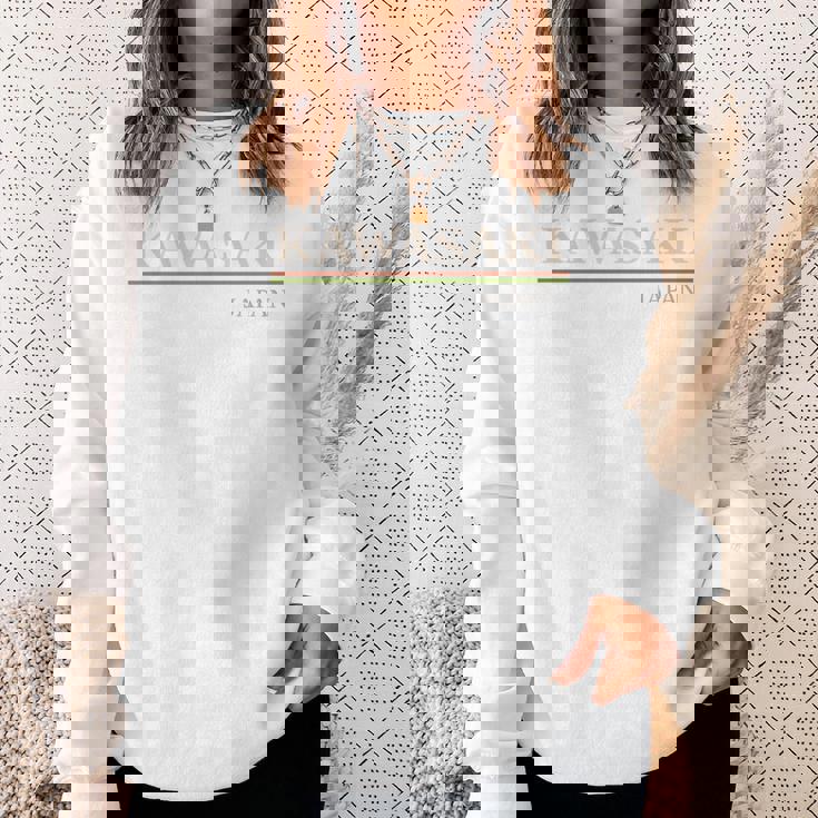 カワサキジャパン 長袖tシャツ スウェットシャツ 彼女への贈り物