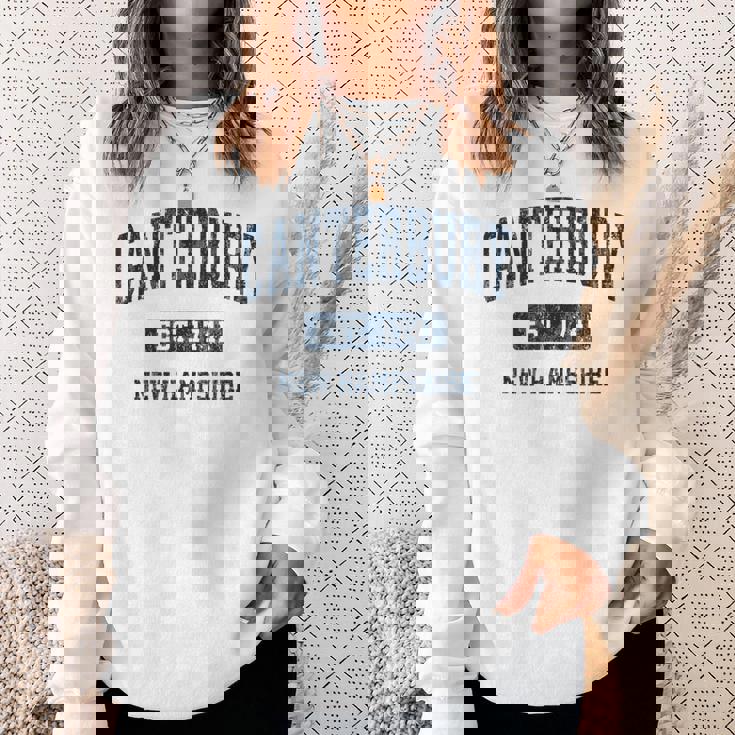 カンタベリー ニューハンプシャー州 ニューハンプシャービンテージアスレチックスポーツデザイン スウェットシャツ 彼女への贈り物