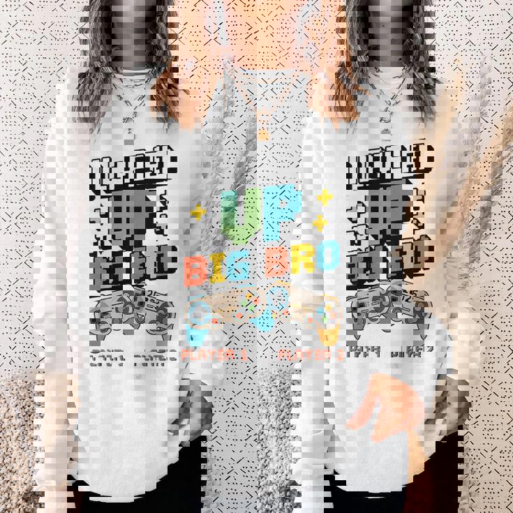 キッズ Leveled Up Big Bro 2025 ビッグブラザー幼児に昇格 スウェットシャツ 彼女への贈り物