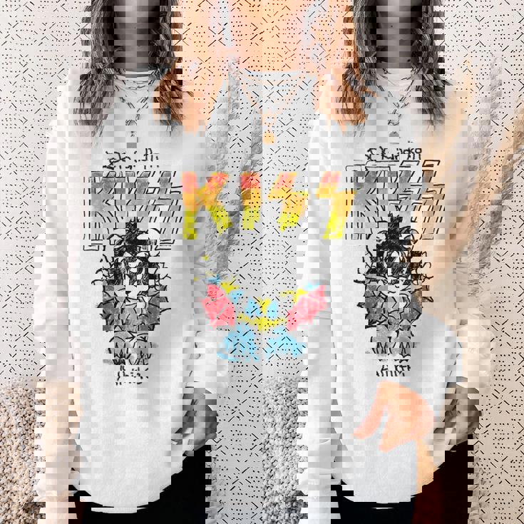 キッズ キッス Kiss In The Lines スウェットシャツ 彼女への贈り物