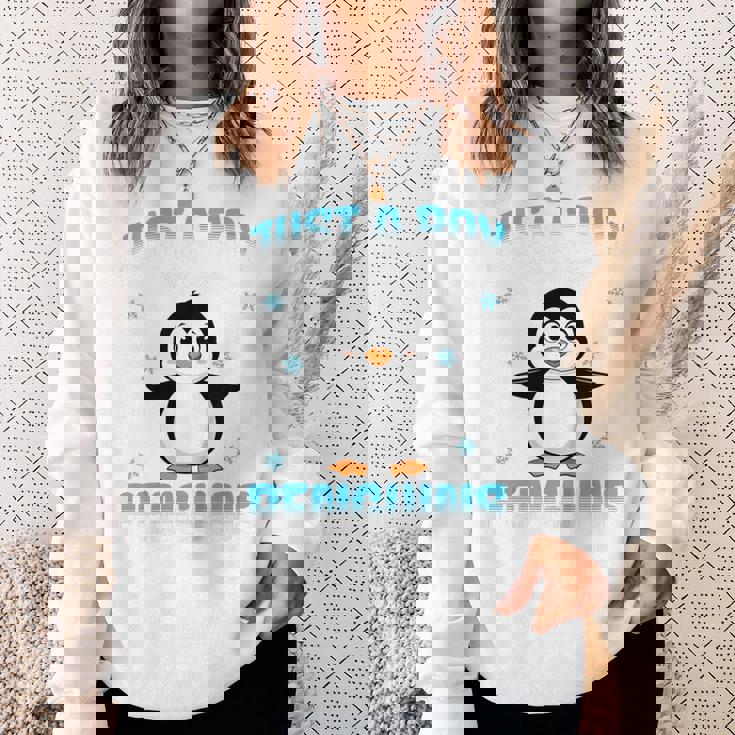 キッズ ペンギンが大好きな少年 キッズボーイズ ペンギン好き スウェットシャツ 彼女への贈り物