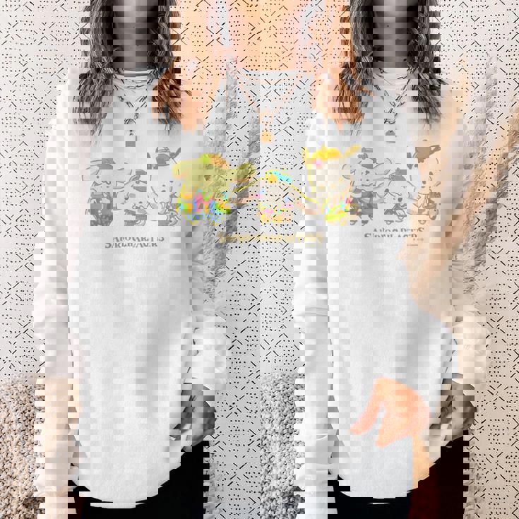 キッズ ポムポムプリン ポチャッコ シナモロール おはな スウェットシャツ 彼女への贈り物