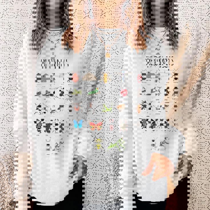 キッズ 昆虫の種類バグ識別科学 スウェットシャツ 彼女への贈り物