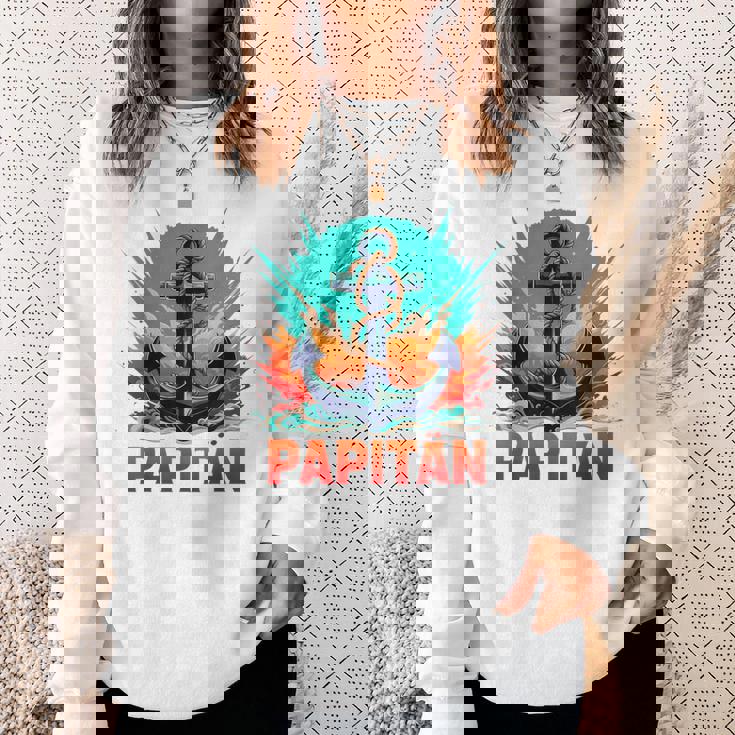 キャプテンアンカー パピタン・ヴァーター スーパーパパ 父の日 2025 スウェットシャツ 彼女への贈り物