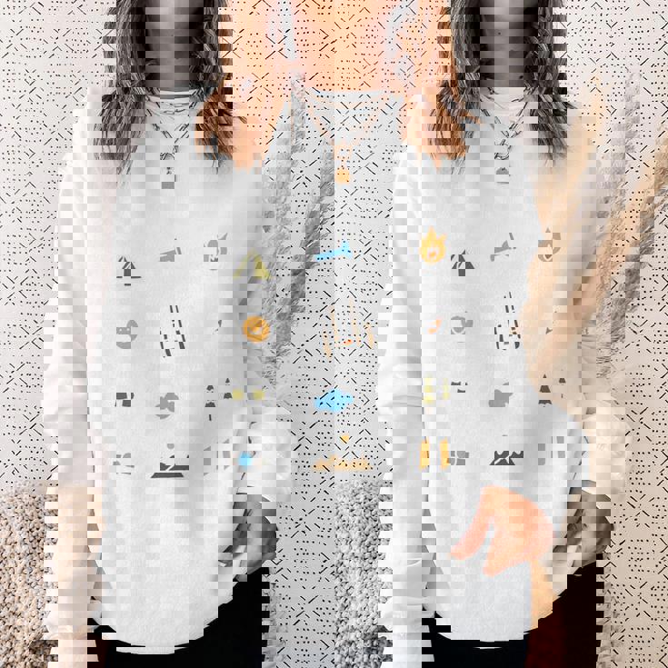 キャンプ 楽しい グループ キッズ ティーン 家族 マッチング 長袖tシャツ スウェットシャツ 彼女への贈り物