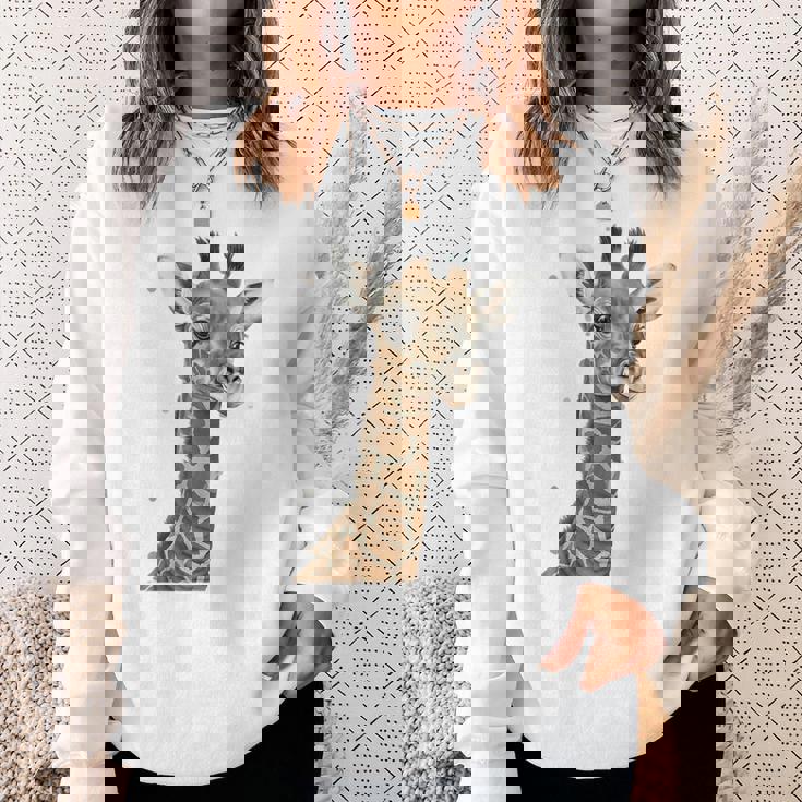 キリンtシャツ、キリンキッズ、キリンガール、キリン愛好家 スウェットシャツ 彼女への贈り物