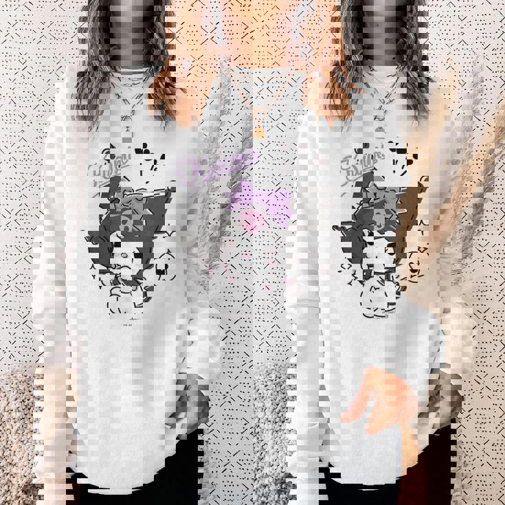 クロミ オシャレチェック ダークカラー スウェットシャツ 彼女への贈り物