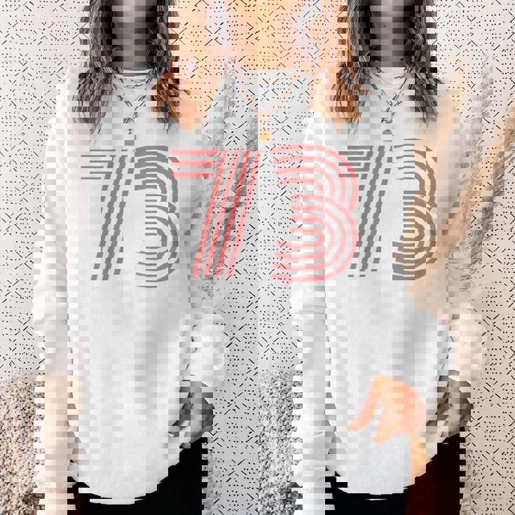 クールレトロライティングジャージ、背番号73 1973 スウェットシャツ 彼女への贈り物