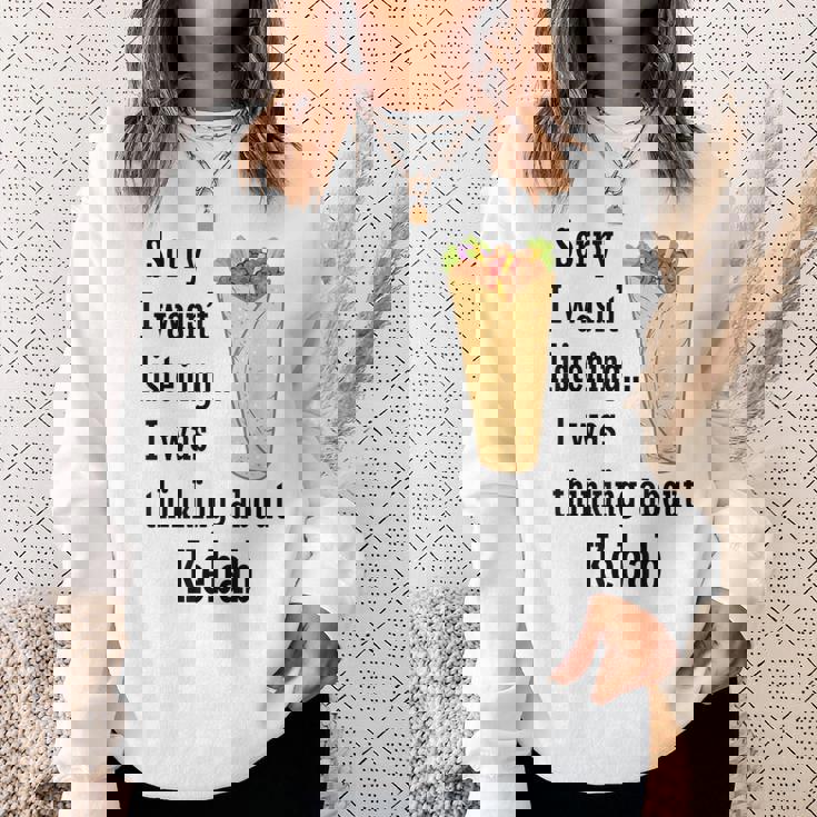 ケバブ愛好家 トルコ料理 デュラム シャワルマ スウェットシャツ 彼女への贈り物