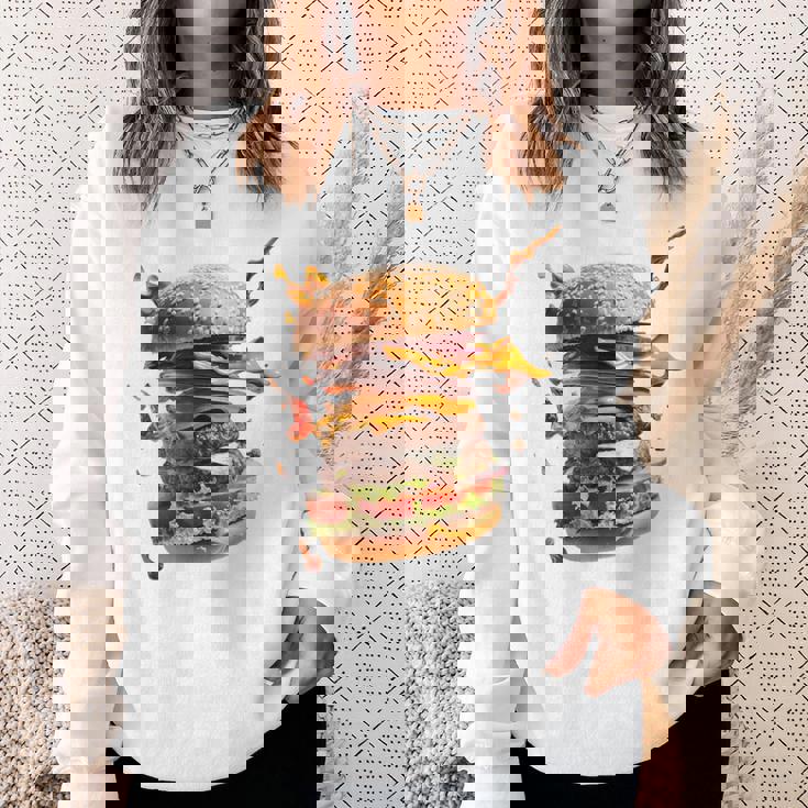 コスチュームバーガー スウェットシャツ 彼女への贈り物