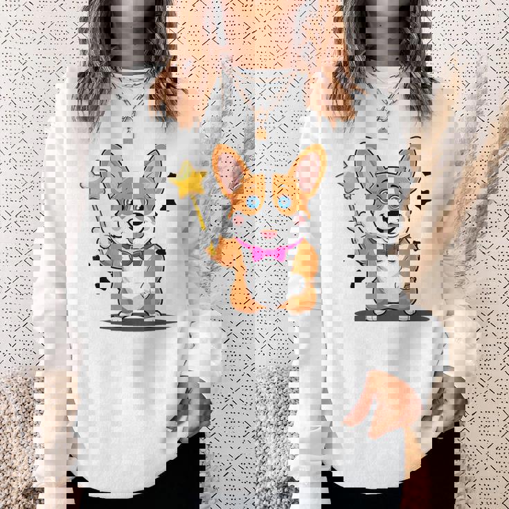 コーギー・マジシャン マジックコスチューム スウェットシャツ 彼女への贈り物