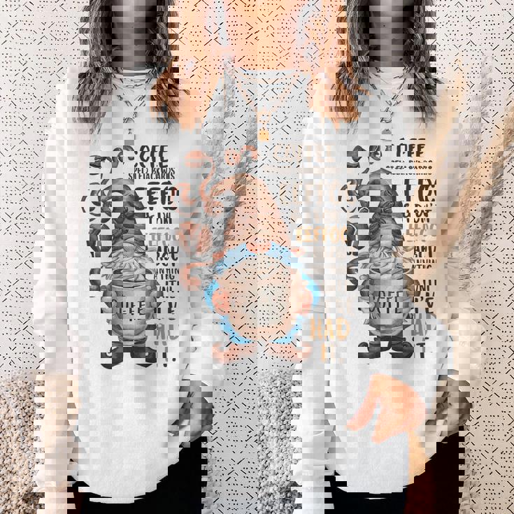 コーヒーノームコーヒーの後ろ向き綴りはeeffoc面白いです。 スウェットシャツ 彼女への贈り物