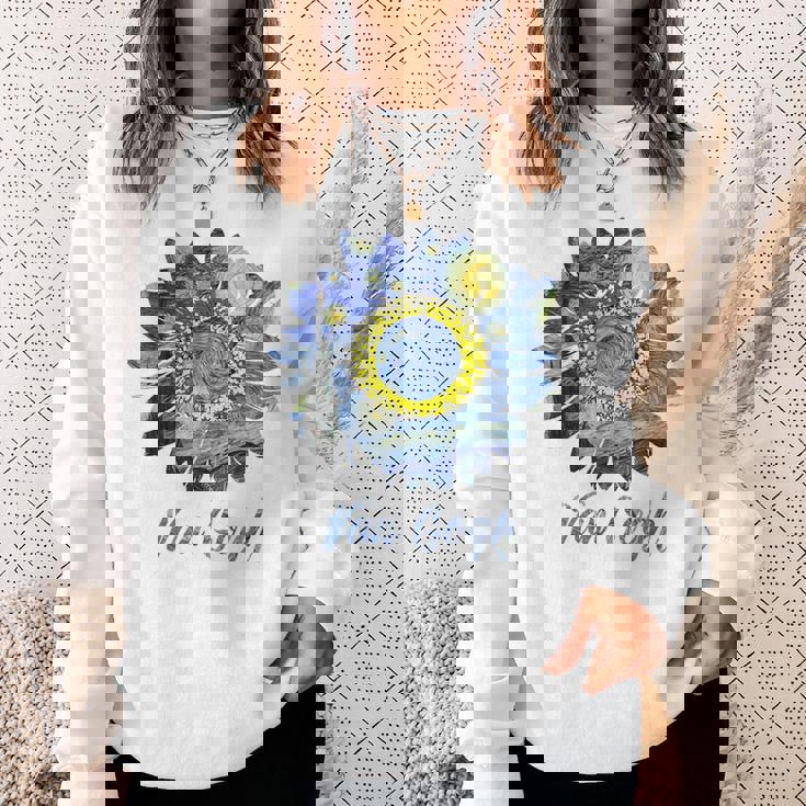 ゴッホ 星月夜 ひまわり ゴッホ ひまわり アート スウェットシャツ 彼女への贈り物