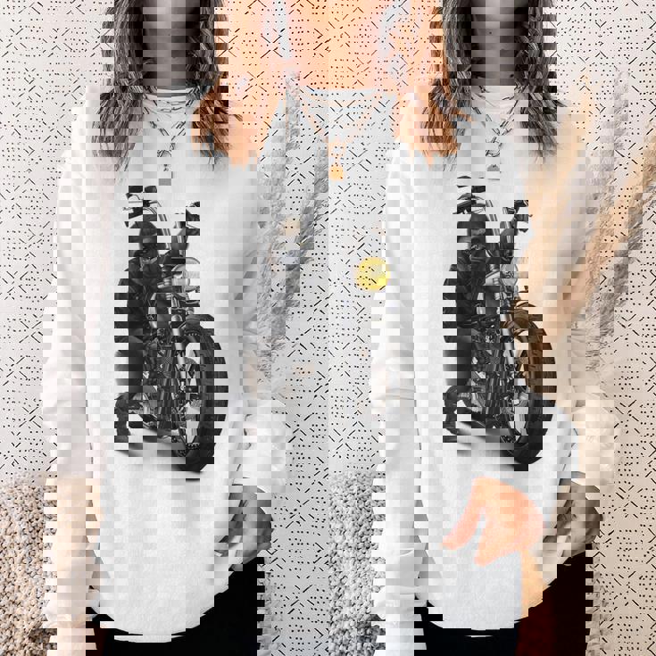 ゴリラ バイク バイカー スウェットシャツ 彼女への贈り物