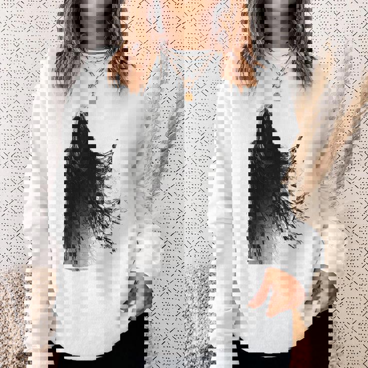 ゴーストコスチューム ハロウィン グラフィックアート スピリットゴースト スウェットシャツ 彼女への贈り物