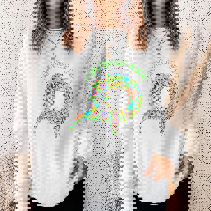 サイケデリック Dmt アヤワスカの蛇 スピリチュアルな神聖幾何学。 長袖tシャツ スウェットシャツ 彼女への贈り物