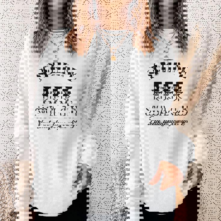 サイドライン ソーシャルクラブ ピーナッツギャラリー サッカーライフ おもしろサッカー スウェットシャツ 彼女への贈り物