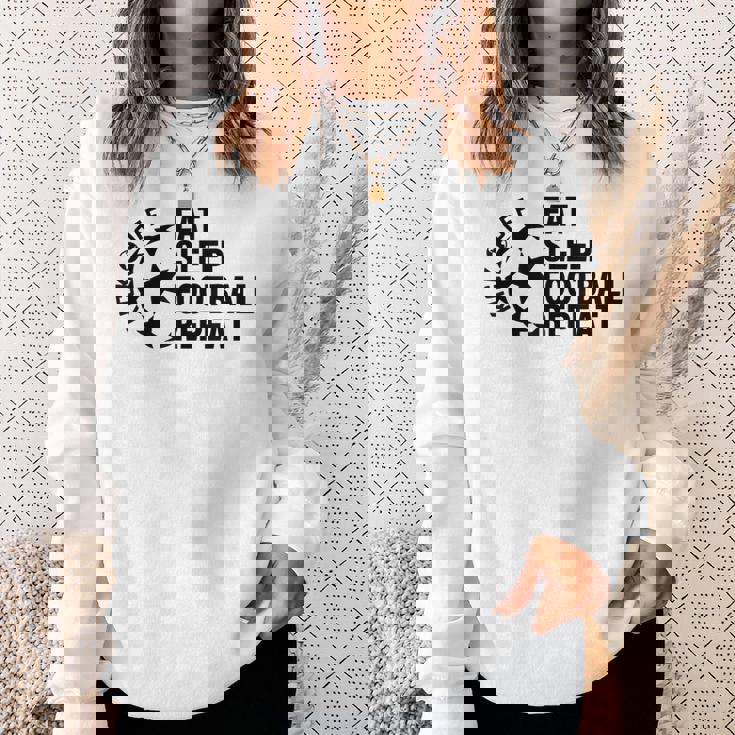 サッカー おもしろ ロゴ フットボール おしゃれ クール スウェットシャツ 彼女への贈り物