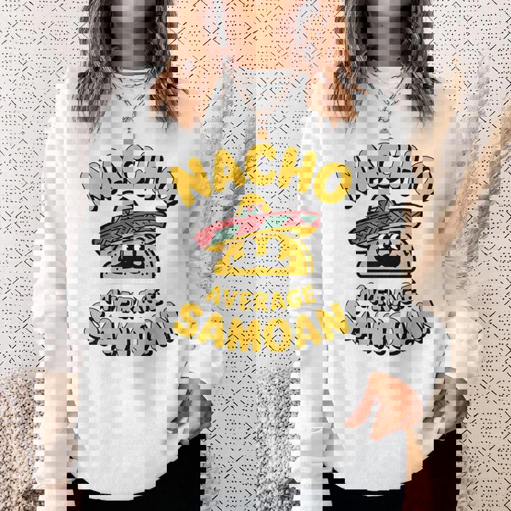 サモア・ナチョ 平均 面白い タコス 火曜日 シンコ・デ・マヨ フィエスタ スウェットシャツ 彼女への贈り物