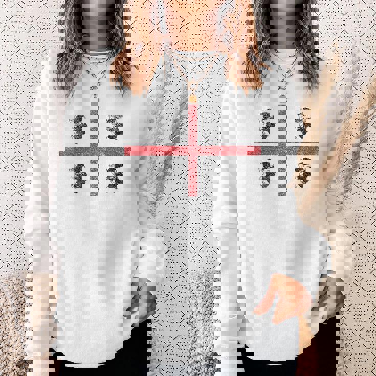 サルデーニャ国旗 イタリア 4 ムーア人 スウェットシャツ 彼女への贈り物