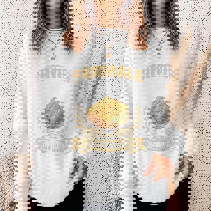 サルマレ好き セルビアン I Makearmale Disappearルーマニア料理 長袖tシャツ スウェットシャツ 彼女への贈り物