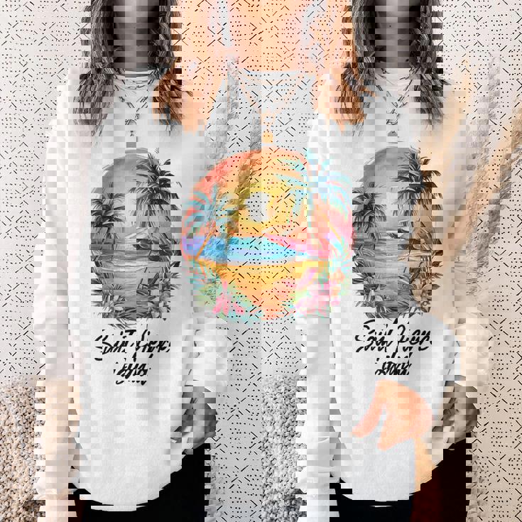 サンピエール島旅行、フランス観光夏休み スウェットシャツ 彼女への贈り物