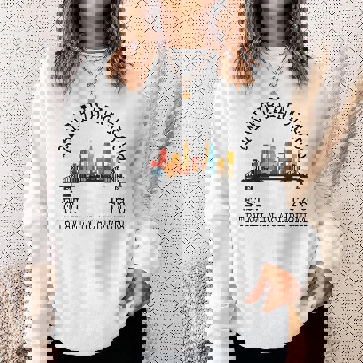 サンフランシスコ お土産 スカイライン サンフランシスコ メンズ レディース スウェットシャツ 彼女への贈り物