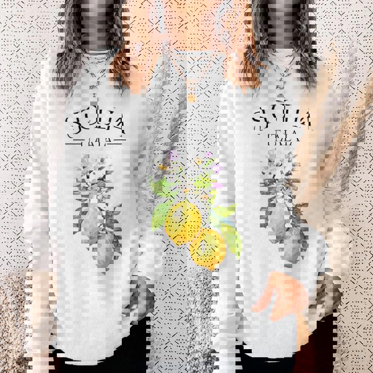 シチリア イタリア土産 イタリア レモン スウェットシャツ 彼女への贈り物