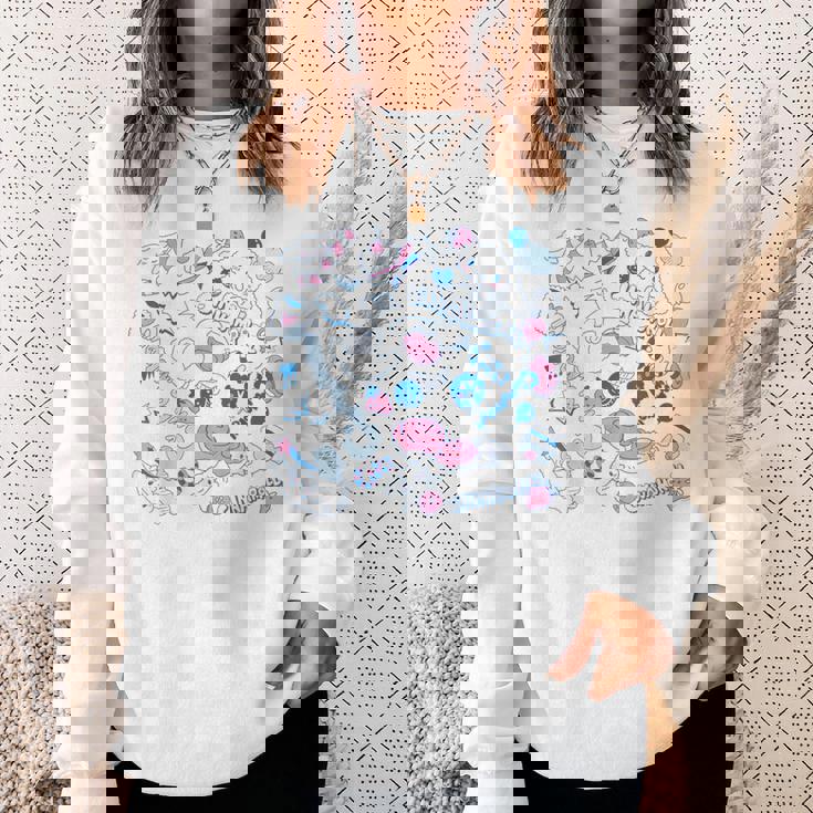 シナモロール Usデザイン 手描き風 スウェットシャツ 彼女への贈り物