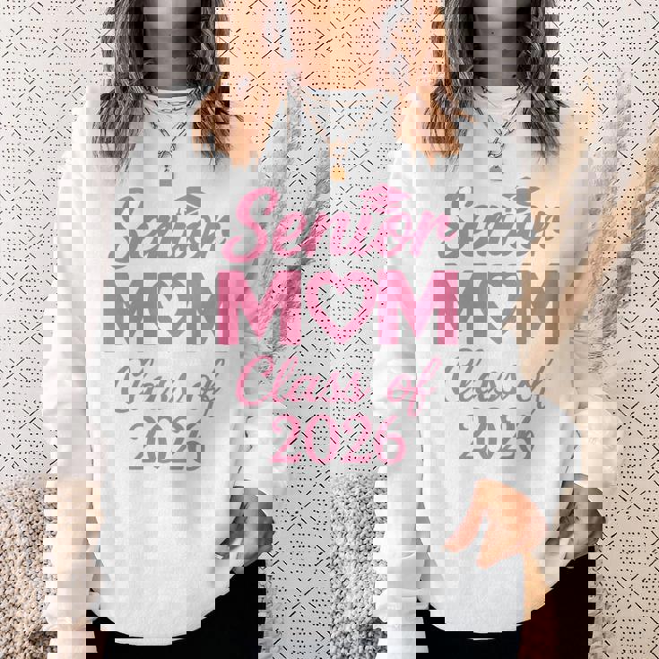 シニアママクラス 2026年 ピンク プラウド 卒業 母 卒業 長袖tシャツ スウェットシャツ 彼女への贈り物