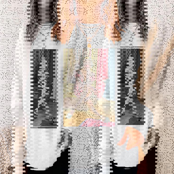 シンディ・ローパー Usポップシンガー 1993年 写真撮影 スウェットシャツ 彼女への贈り物