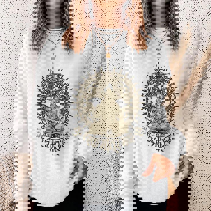 シヴァ ゴア サイトランス サイケデリック Om スウェットシャツ 彼女への贈り物