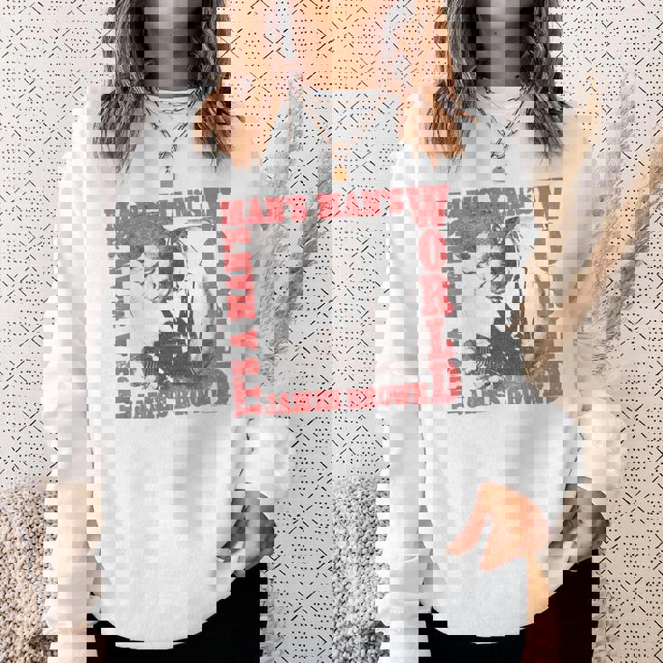 ジェームス・ブラウンイッツ・ア・マンズ・ワールド スウェットシャツ 彼女への贈り物