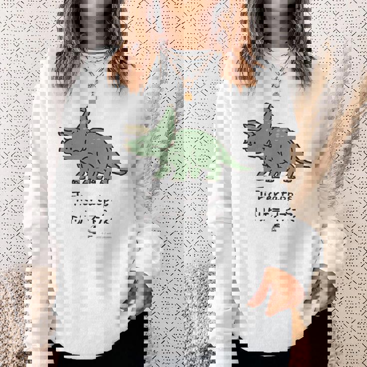 ジュラシック・ワールド Triceratops Loose Illust スウェットシャツ 彼女への贈り物