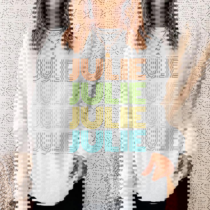 ジュリーという名前の人に代わってジュリー 長袖tシャツ スウェットシャツ 彼女への贈り物