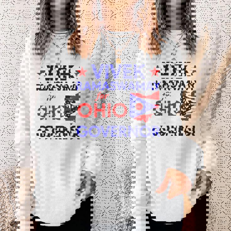 ステート・オブ・エクセレンスビベック・ラマスワミー、2026年オハイオ州知事選出 スウェットシャツ 彼女への贈り物